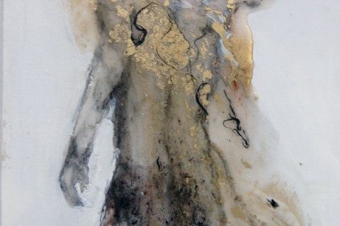 Il-Davide-35x45 cm mixed tecnique on canvas